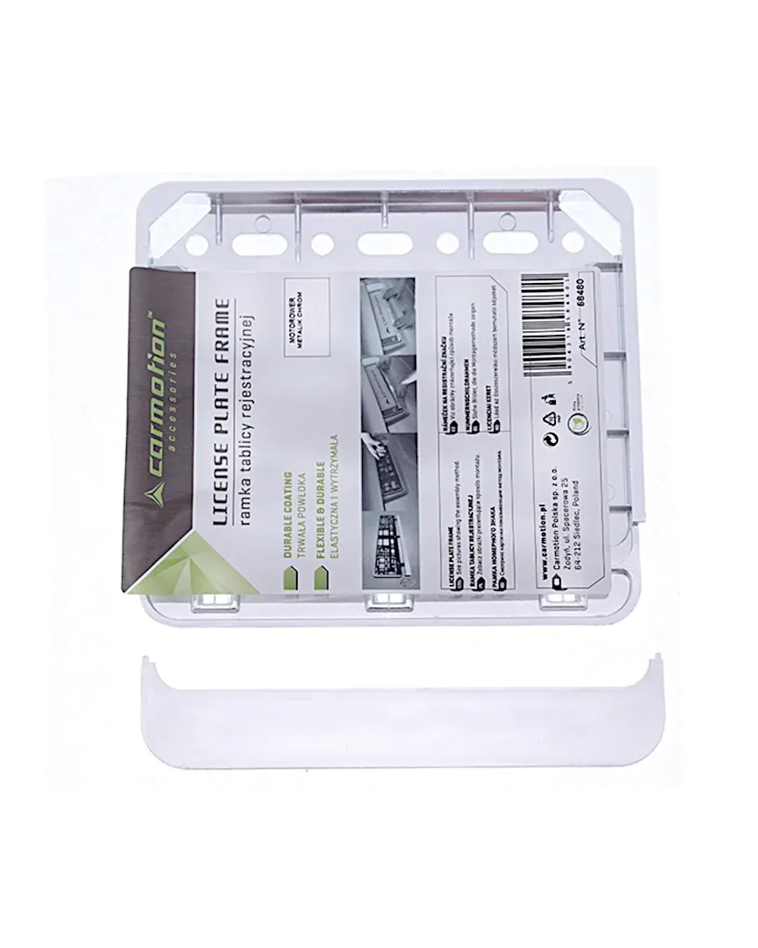 Стойка за регистрационен номер Carmotion 58480 (135x148 mm)