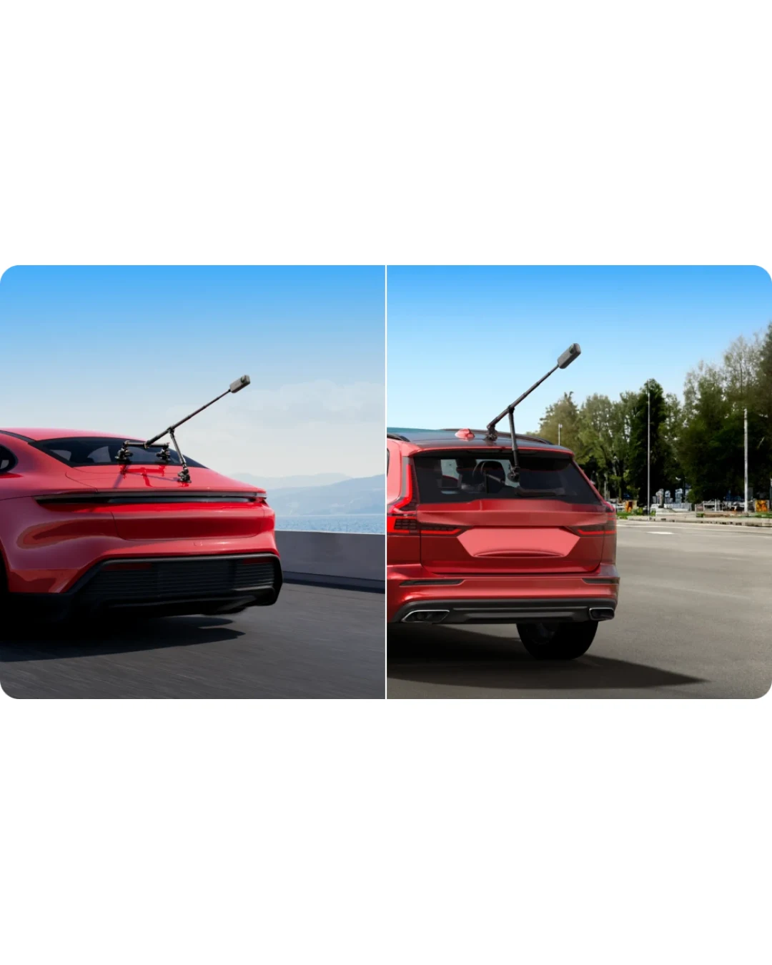Стойка за закрепване на екшън камера Insta360 Triple Suction Cup Car Mount