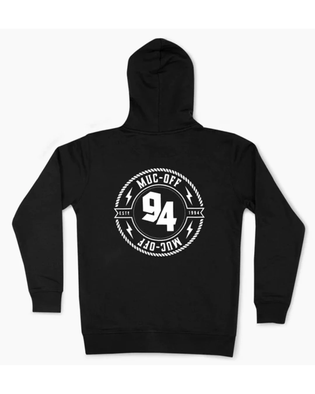 Суитшърт MUC-OFF ROPE HOODIE BLACK