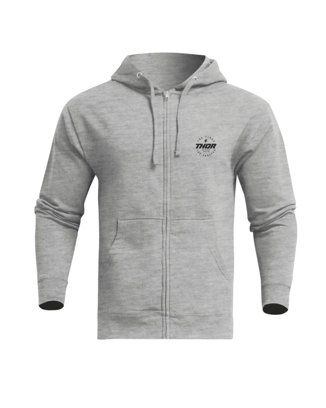 Суитшърт THOR STADIUM HEATHER GRAY ZIP UP
