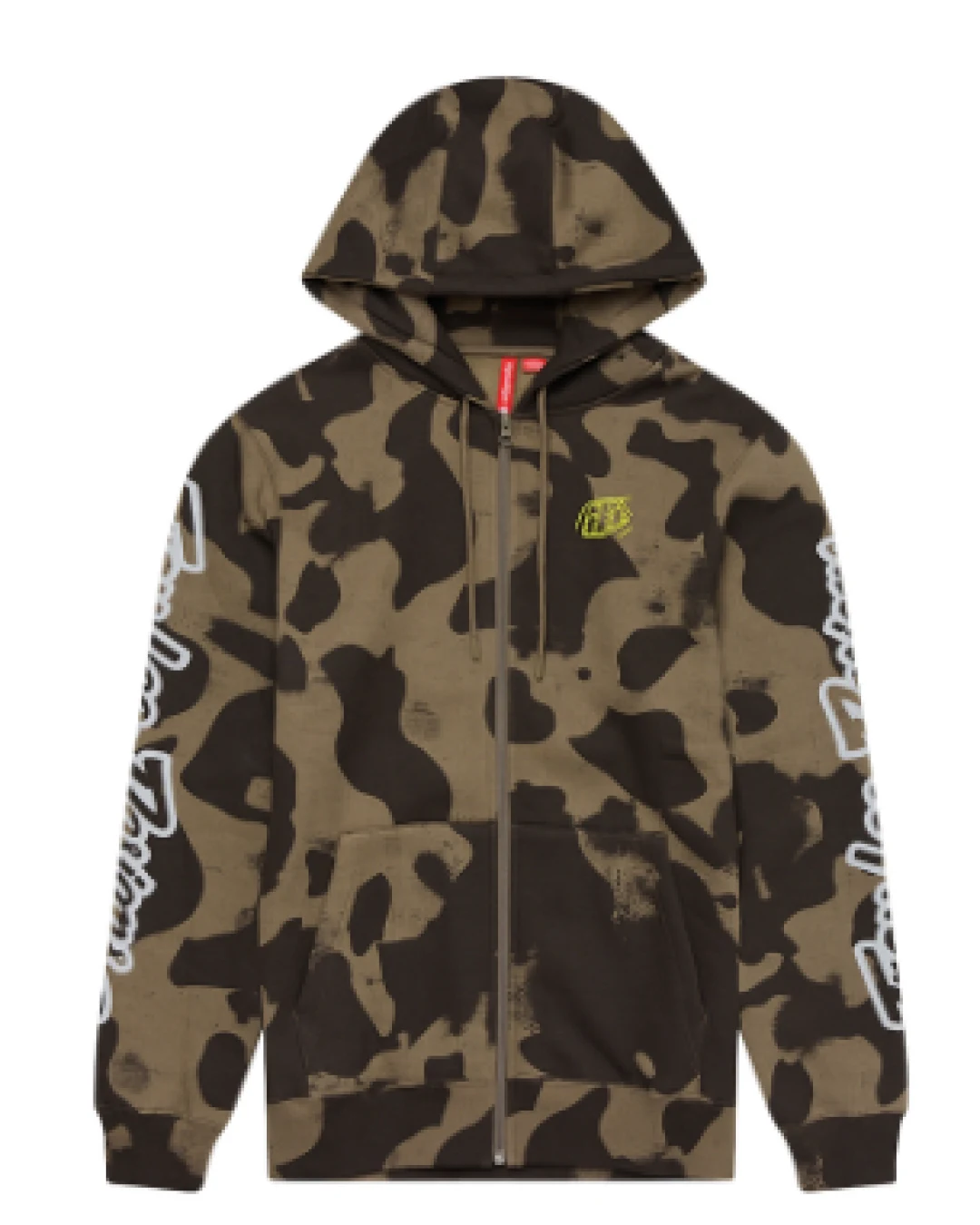 Суитшърт TROY LEE DESIGNS Zip Up Branded - Olive Camo