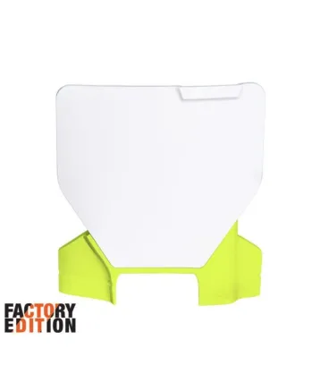 Табела за номер RACETECH Factory Front Number Plate Husqvarna 23-25 (White/Yellow)