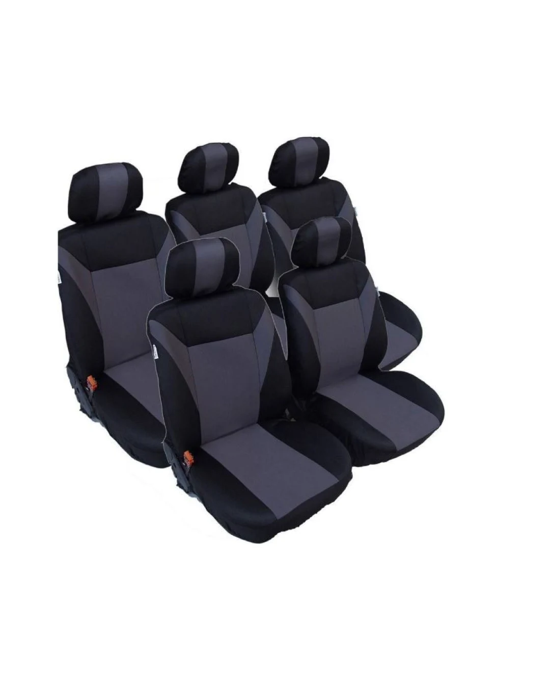 Тапицерия за VW Touran, Sharan, Ford Galaxy, Citroen C8, Peugeot 307SW, Citroen C4 Grand Picasso, Peugeot 806, 807 сиво - черно