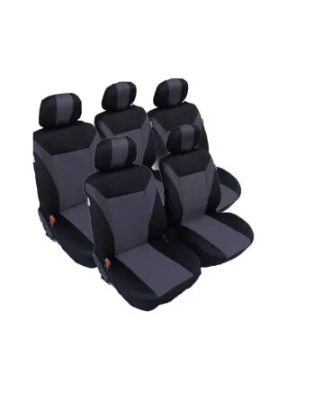 Тапицерия за VW Touran, Sharan, Ford Galaxy, Citroen C8, Peugeot 307SW, Citroen C4 Grand Picasso, Peugeot 806, 807 сиво - черно