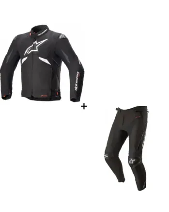 Текстилен екип ALPINESTARS T-SPR BLACK/WHT
