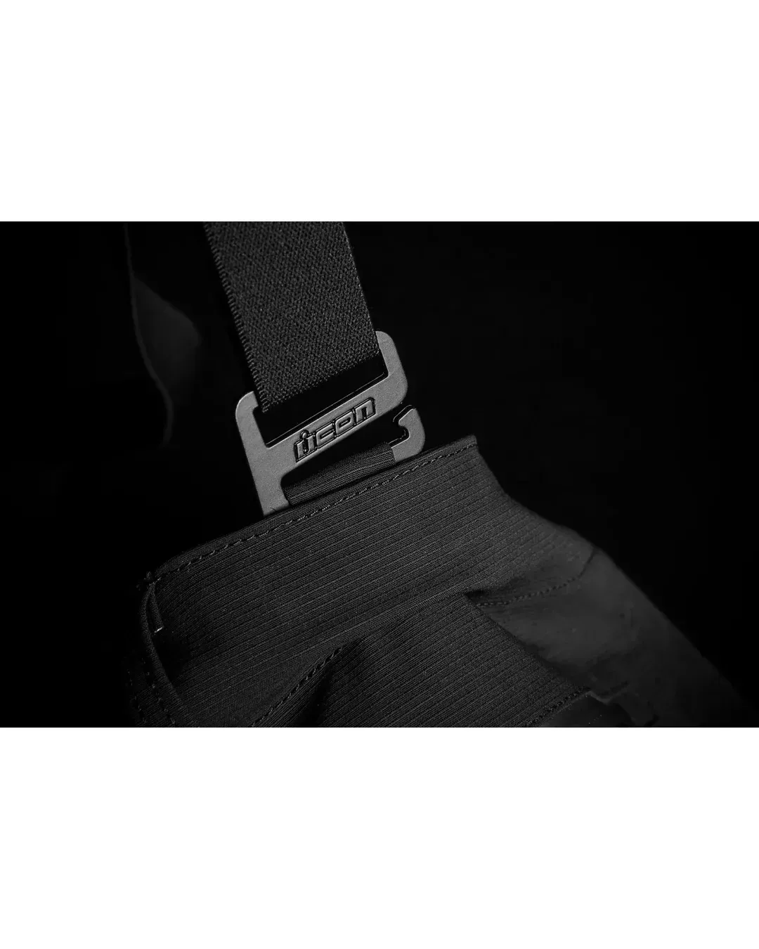 Текстилен мото панталон ICON STORMHAWK WP OVERPANT - BLACK