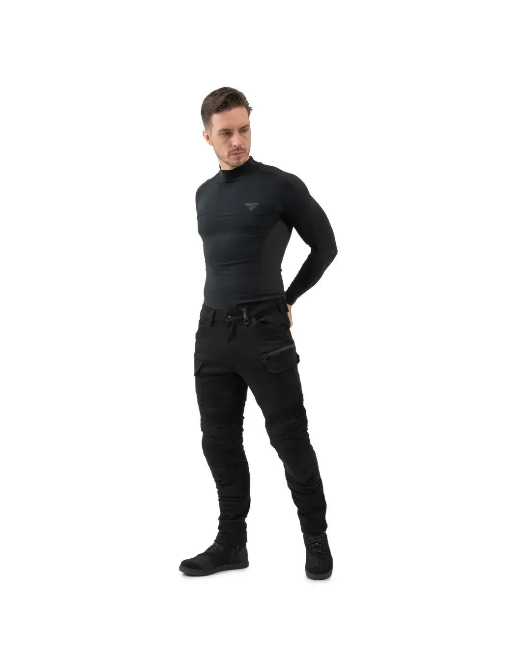 Текстилен мото панталон SHIMA GIRO 3.0 BLACK LONG