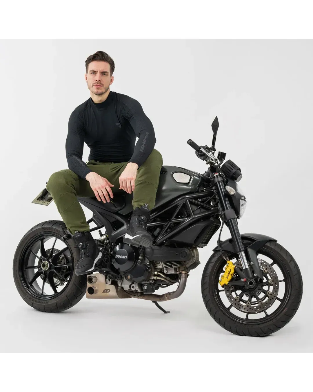Текстилен мото панталон SHIMA GIRO 3.0 KHAKI