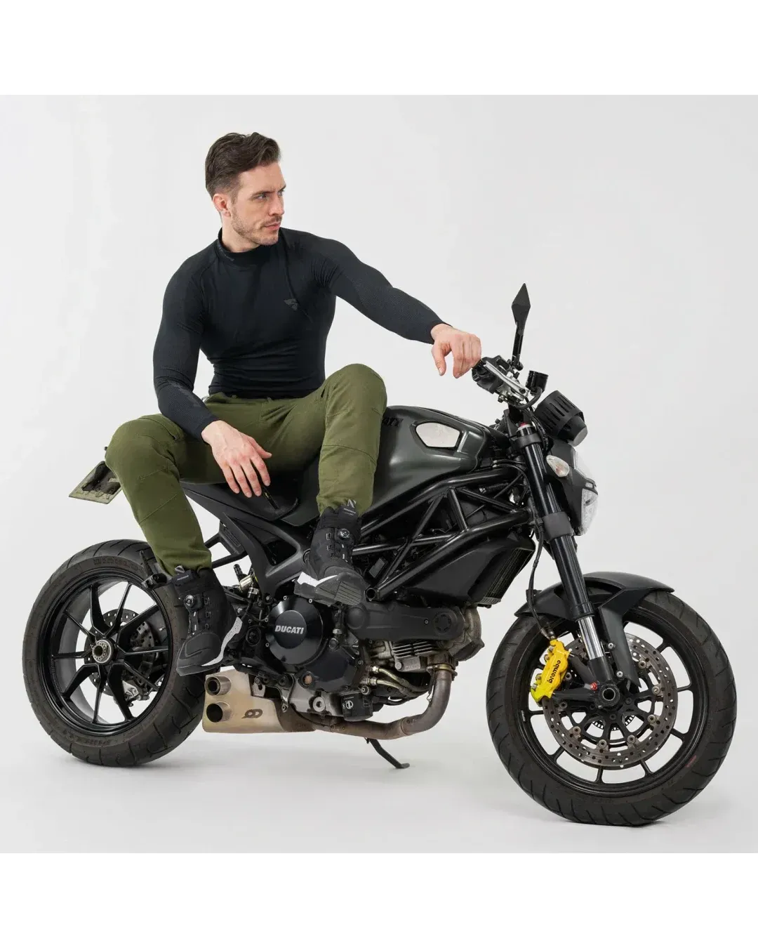 Текстилен мото панталон SHIMA GIRO 3.0 KHAKI