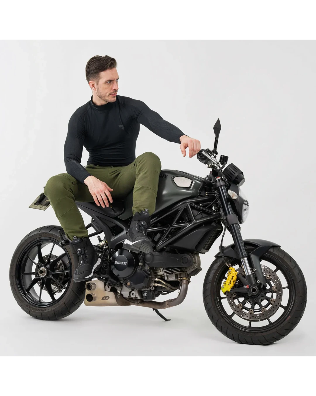Текстилен мото панталон SHIMA GIRO 3.0 KHAKI LONG