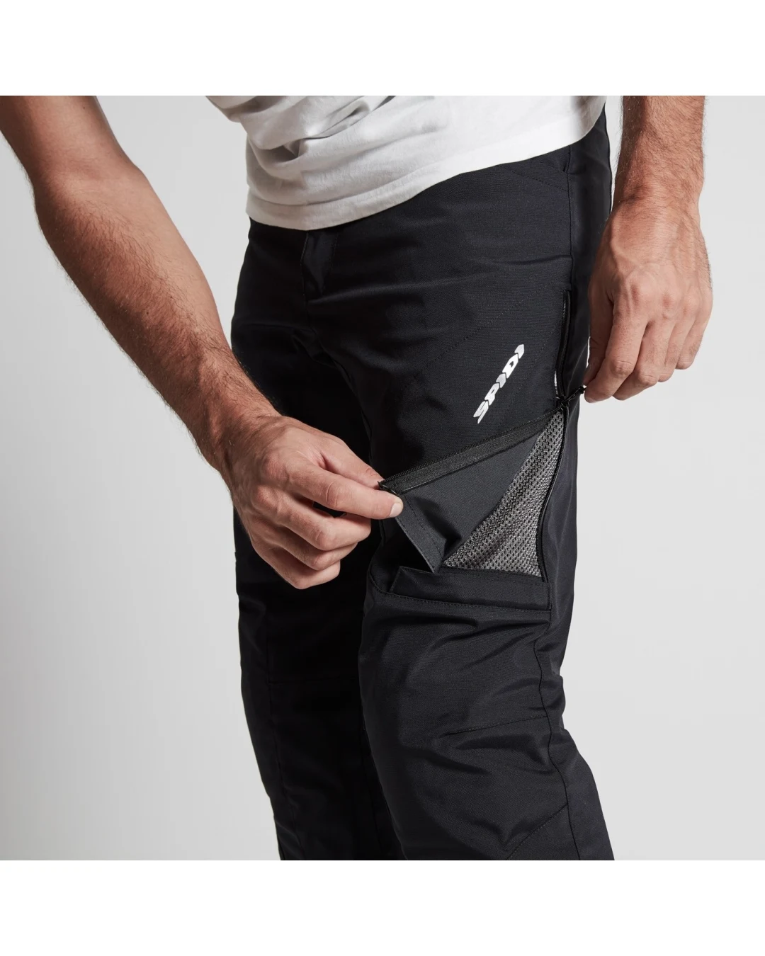 Текстилен мото панталон SPIDI STRETCH BLACK