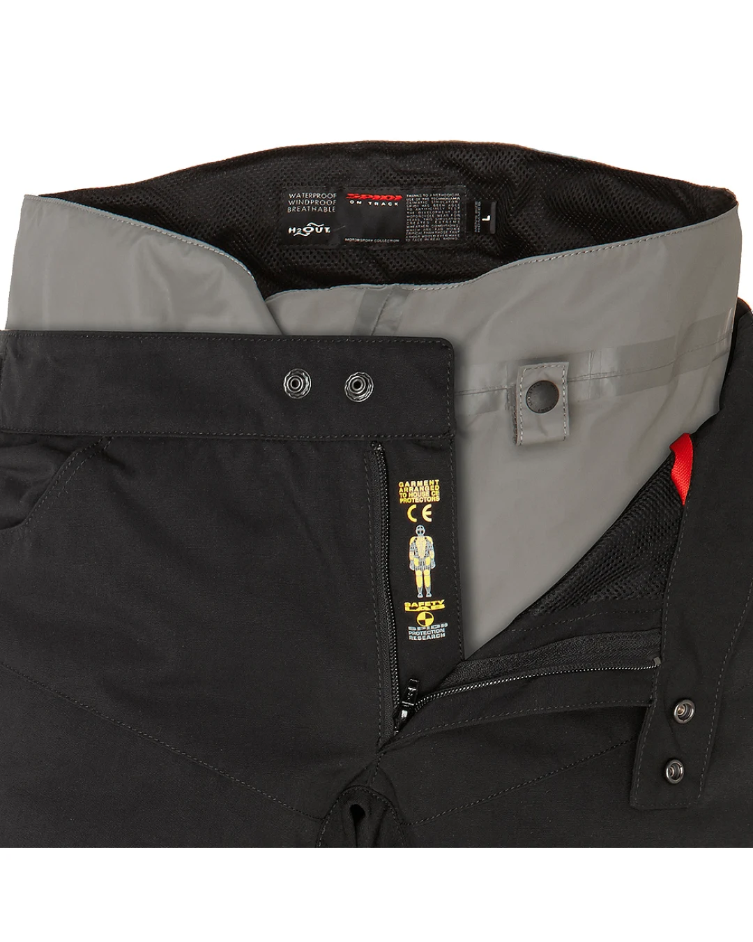 Текстилен мото панталон SPIDI Thunder H2Out BLACK