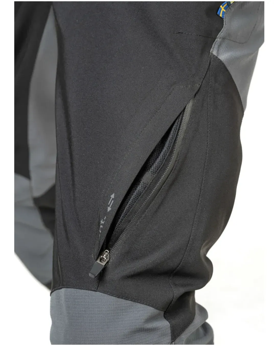 Текстилен панталон Lindstrands Lofsdalen Black/Steel Grey
