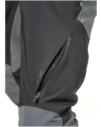Текстилен панталон Lindstrands Lofsdalen Black/Steel Grey - Short