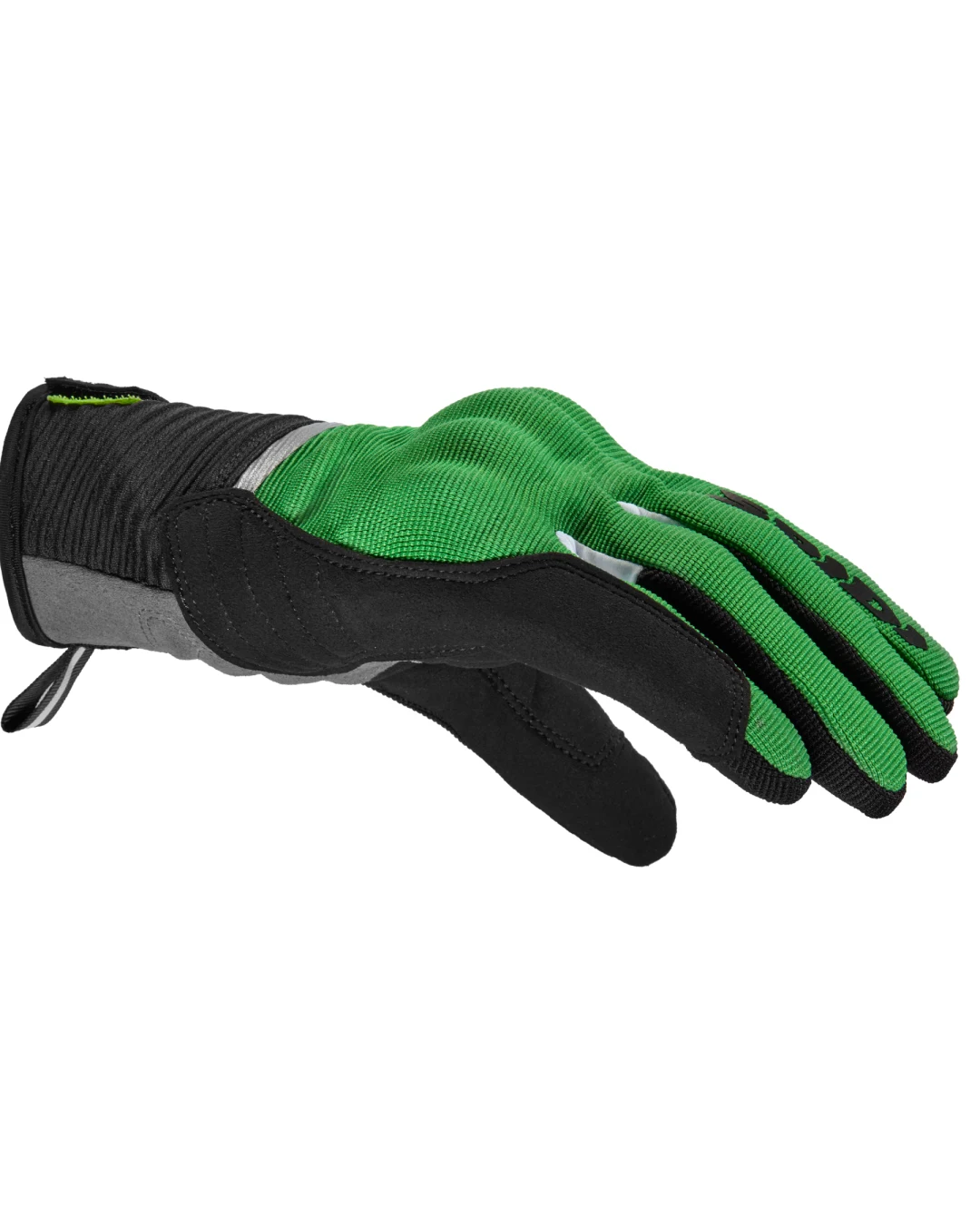 Текстилни мото ръкавици SPIDI FLASH CE BLACK/KAWA GREEN