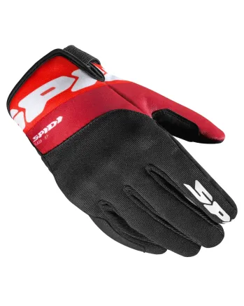 Текстилни мото ръкавици SPIDI Flash-KP Tex Black/Red