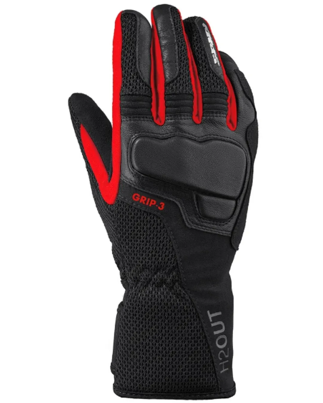 Текстилни мото ръкавици SPIDI GRIP 3 H2OUT Red
