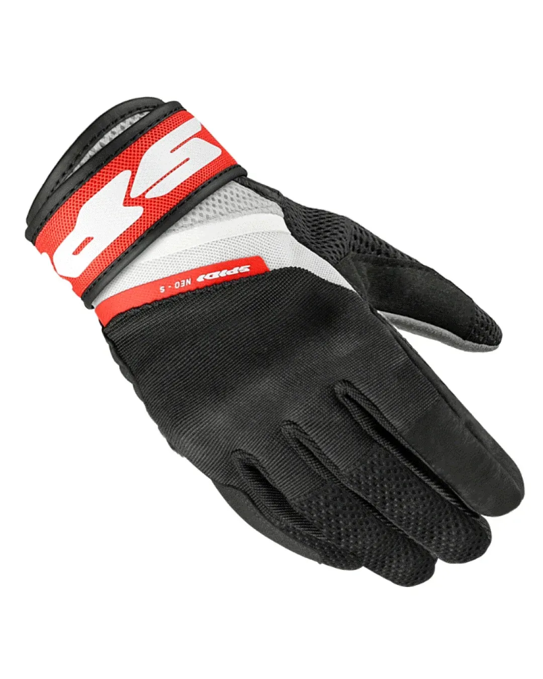 Текстилни мото ръкавици SPIDI NEO-S BLACK/RED