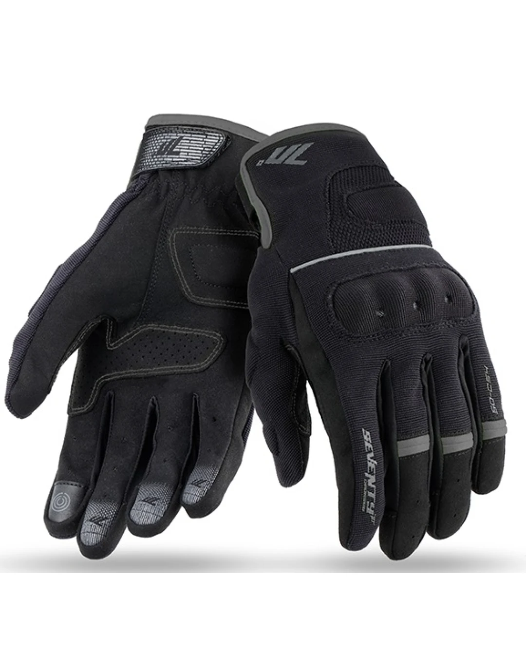 Текстилни ръкавици 70 DEGREES SUMMER URBAN BLACK/GREY