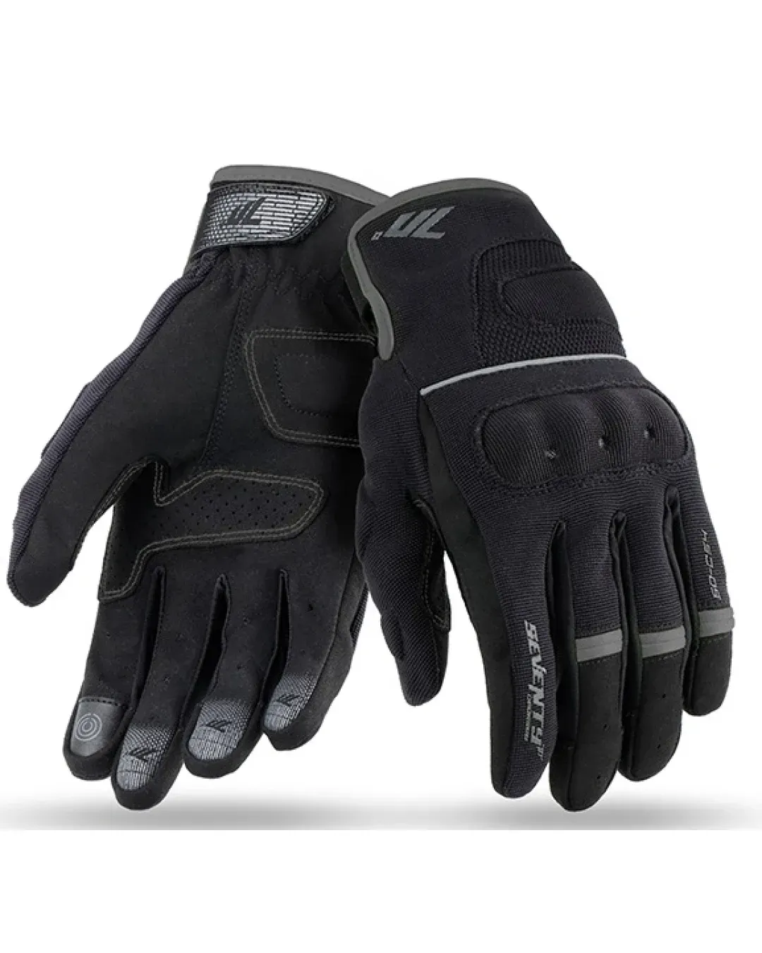 Текстилни ръкавици 70 DEGREES SUMMER URBAN BLACK/GREY