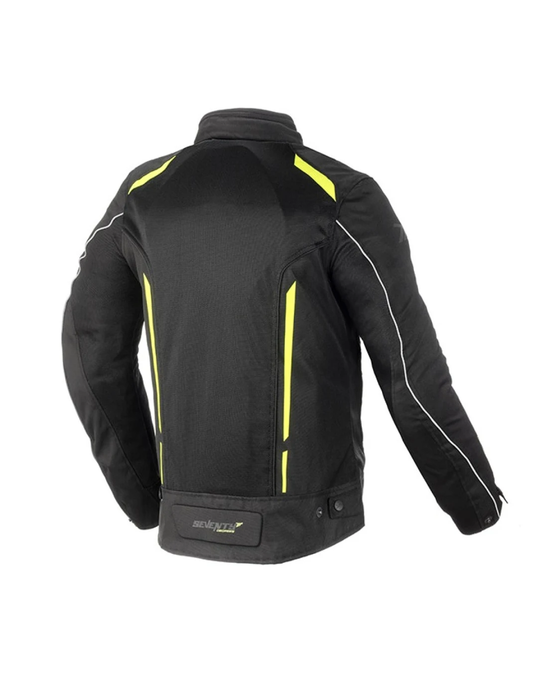 Текстилно мото яке 70 DEGREES TOURING BLACK/FLUO YELLOW