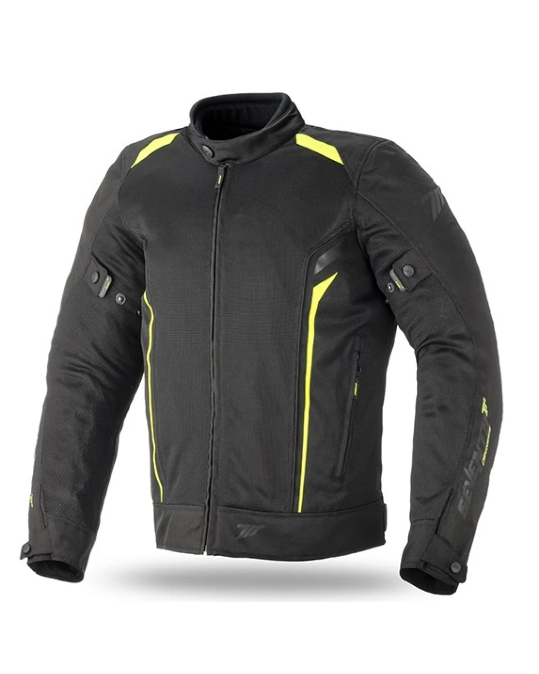 Текстилно мото яке 70 DEGREES TOURING BLACK/FLUO YELLOW