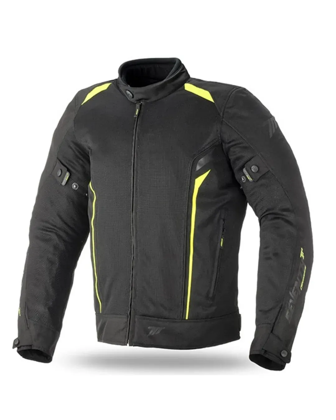Текстилно мото яке 70 DEGREES TOURING BLACK/FLUO YELLOW