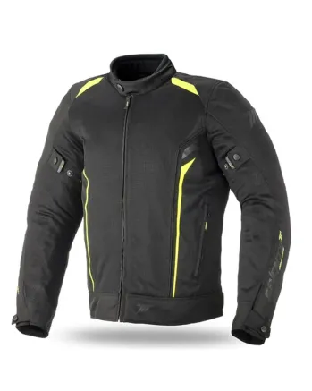 Текстилно мото яке 70 DEGREES TOURING BLACK/FLUO YELLOW