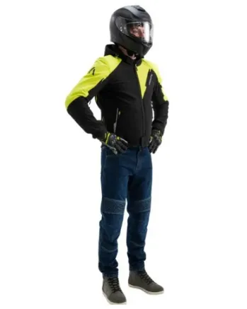 Текстилно мото яке ADRENALINE FREEDOM BLACK/YELLOW