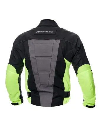 Текстилно мото яке ADRENALINE PYRAMID 2.0 BLACK/GREY/FLUO