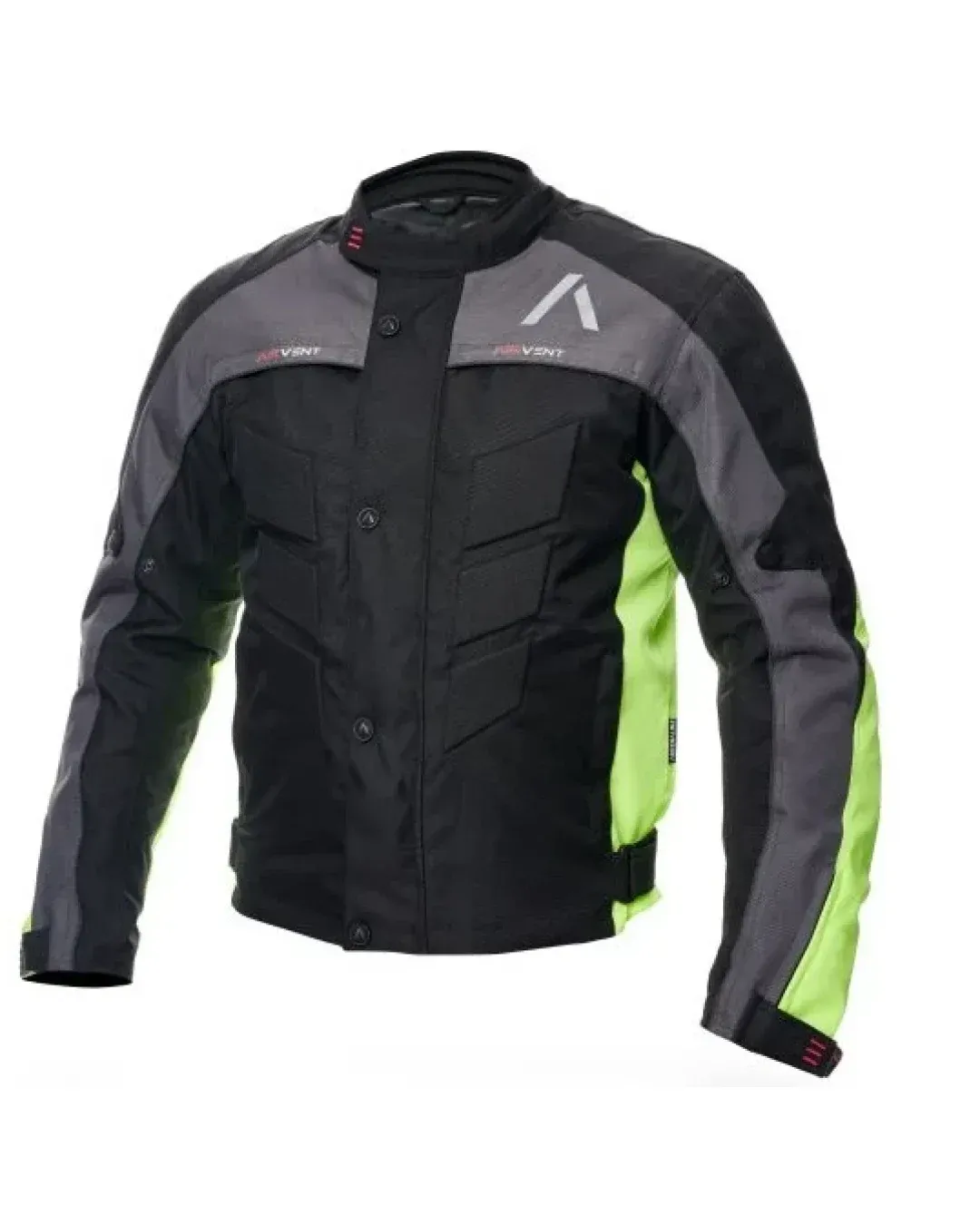 Текстилно мото яке ADRENALINE PYRAMID 2.0 BLACK/GREY/FLUO