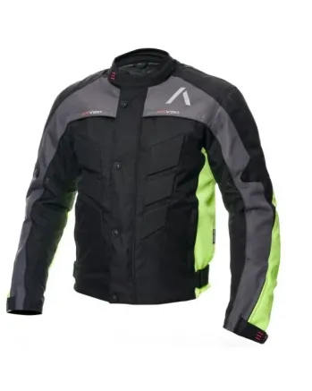 Текстилно мото яке ADRENALINE PYRAMID 2.0 BLACK/GREY/FLUO