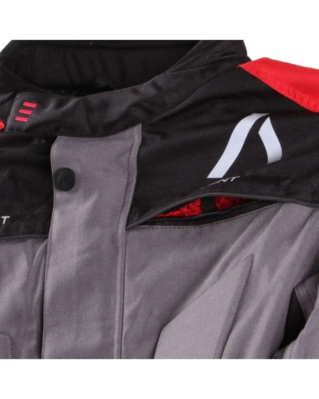 Текстилно мото яке ADRENALINE PYRAMID 2.0 BLACK/GREY/RED