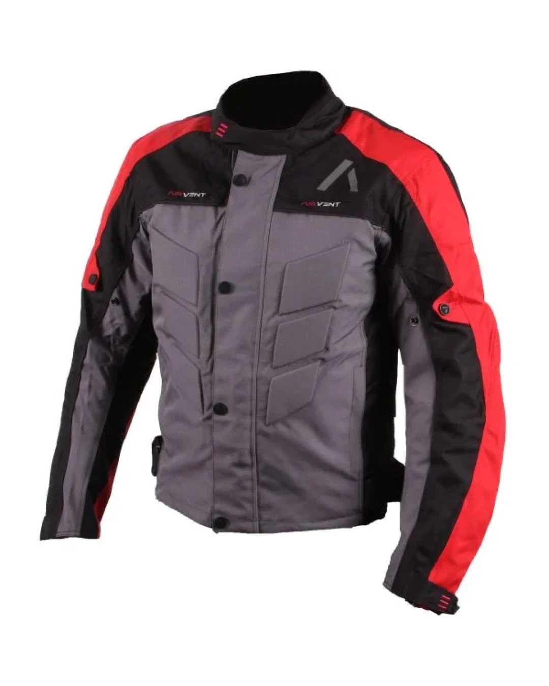 Текстилно мото яке ADRENALINE PYRAMID 2.0 BLACK/GREY/RED