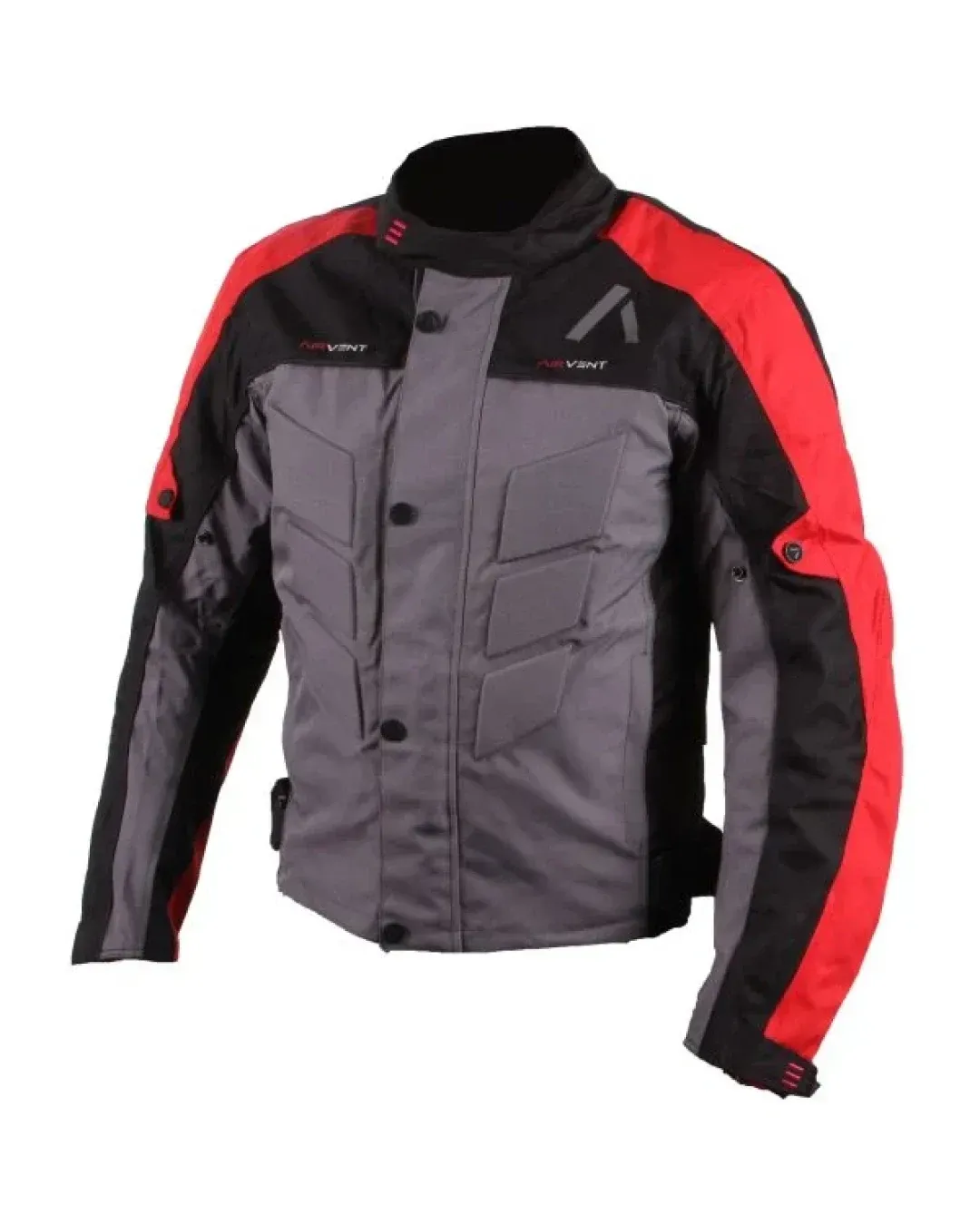Текстилно мото яке ADRENALINE PYRAMID 2.0 BLACK/GREY/RED