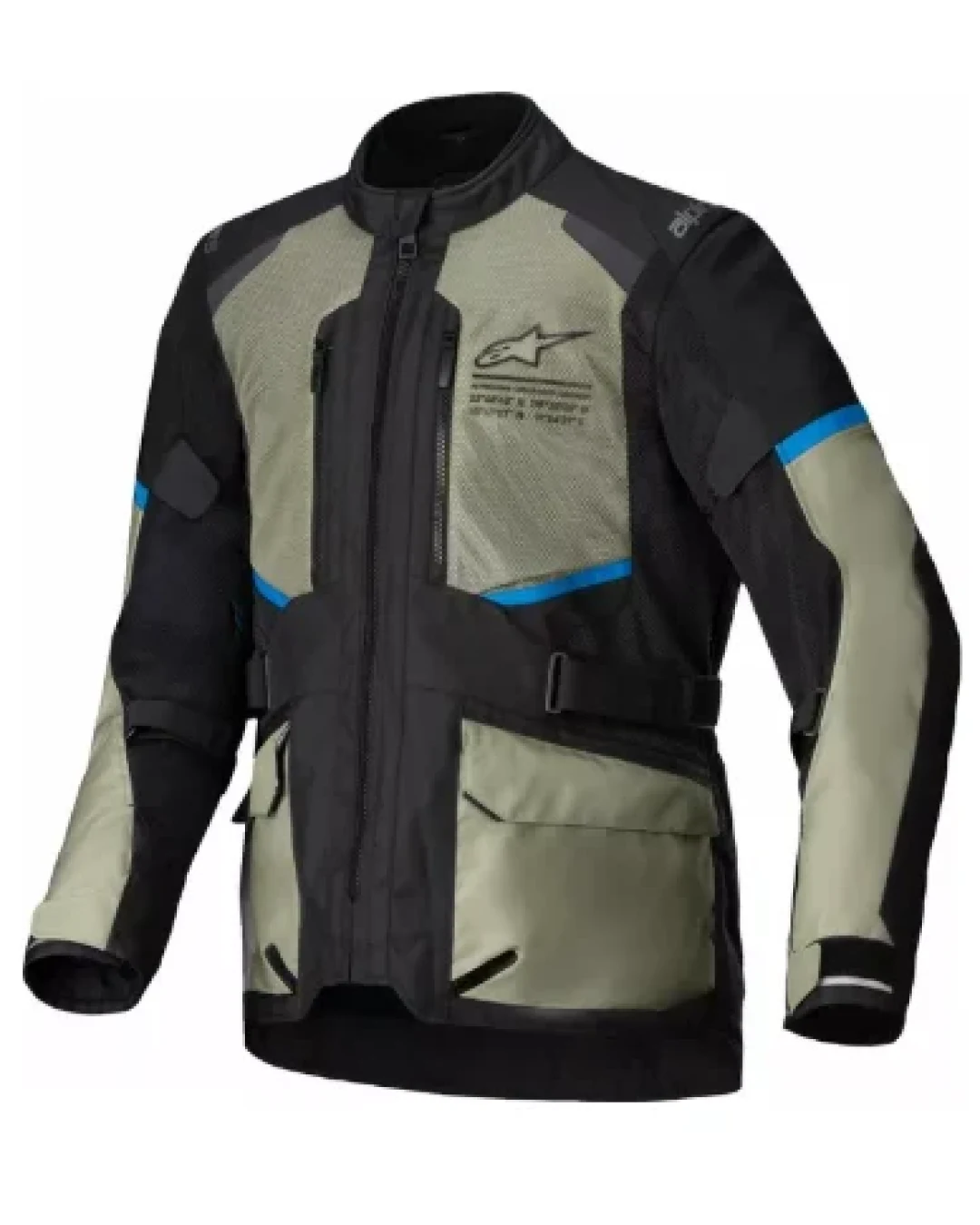Текстилно мото яке ALPINESTARS ANDES AIR BLK/GRY/BLUE