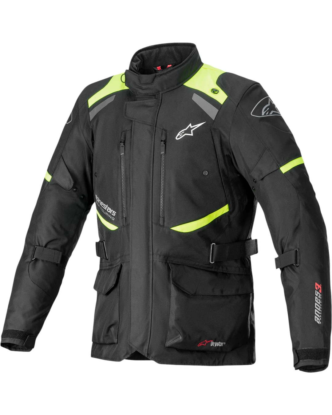 Текстилно мото яке ALPINESTARS ANDES V3 BLACK/YELLOW