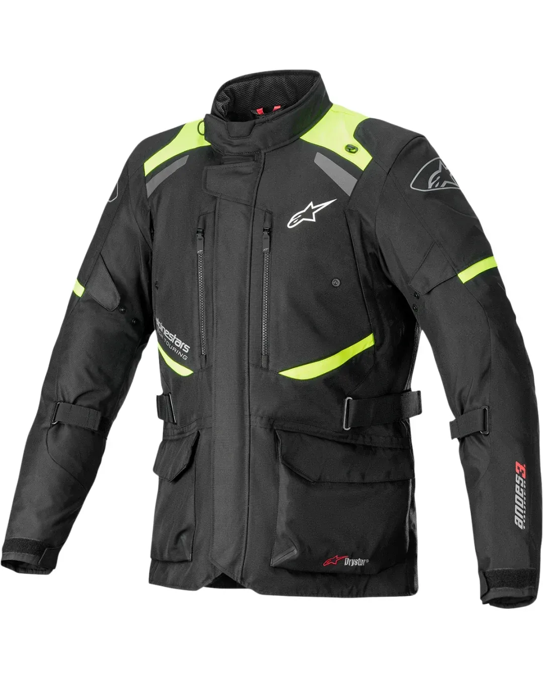 Текстилно мото яке ALPINESTARS ANDES V3 BLACK/YELLOW