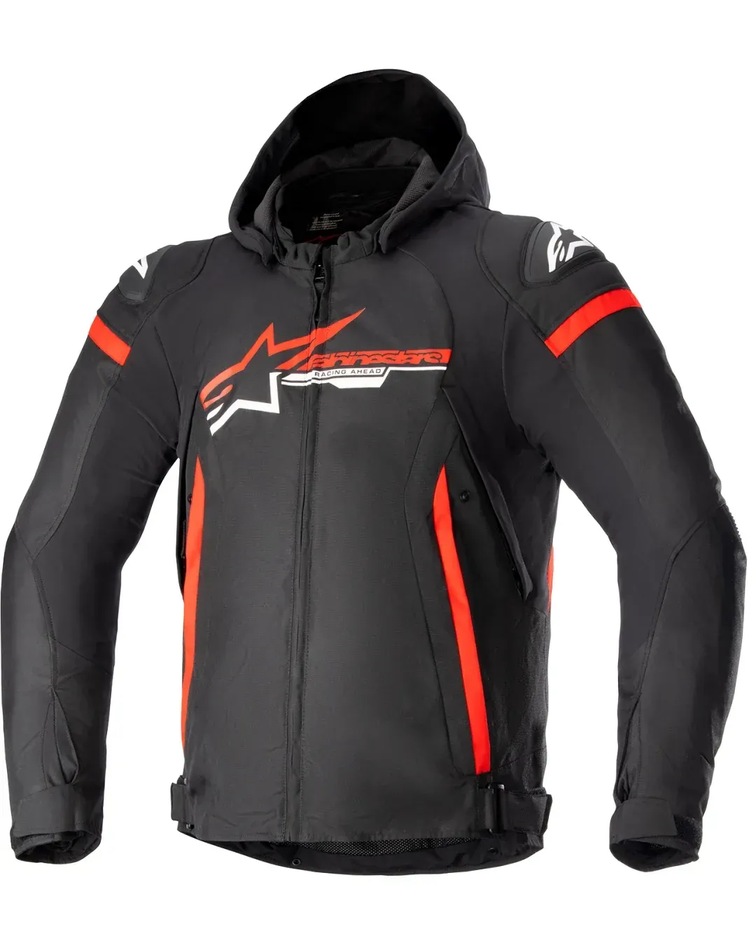 Текстилно мото яке ALPINESTARS Zaca Waterproof BLACK/RED/WHITE
