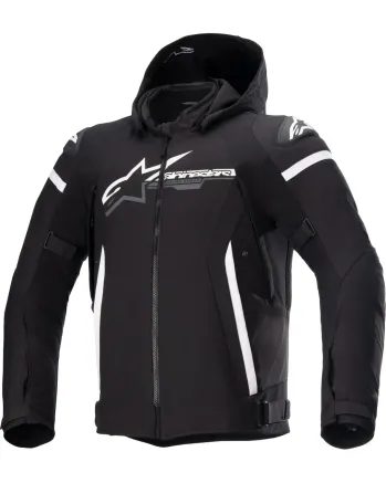 Текстилно мото яке ALPINESTARS Zaca Waterproof BLACK/WHITE