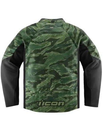 Текстилно мото яке ICON HOOLIGAN CE TIGER`S BLOOD GREEN