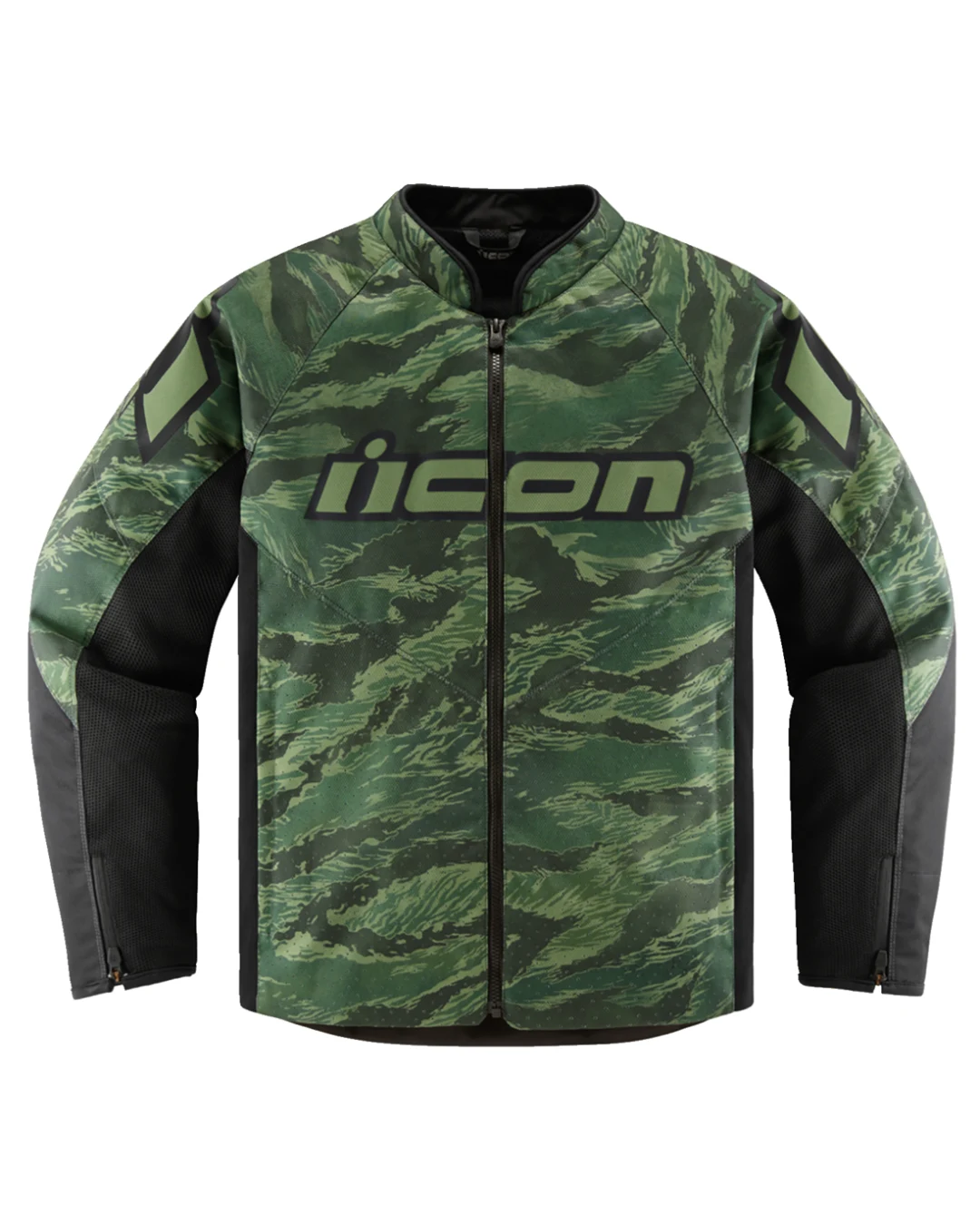 Текстилно мото яке ICON HOOLIGAN CE TIGER`S BLOOD GREEN