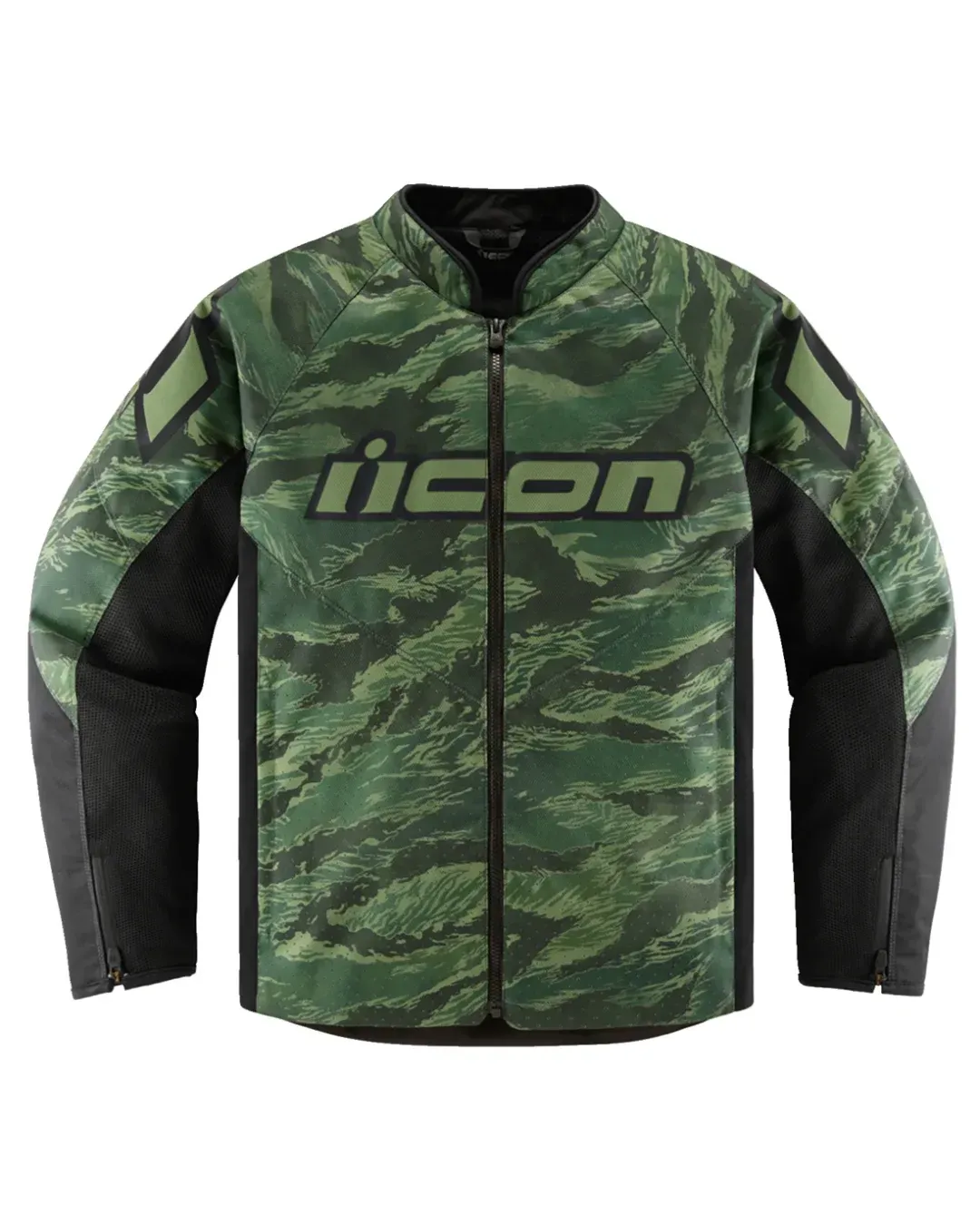 Текстилно мото яке ICON HOOLIGAN CE TIGER`S BLOOD GREEN