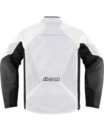 Текстилно мото яке ICON HOOLIGAN CE WHITE
