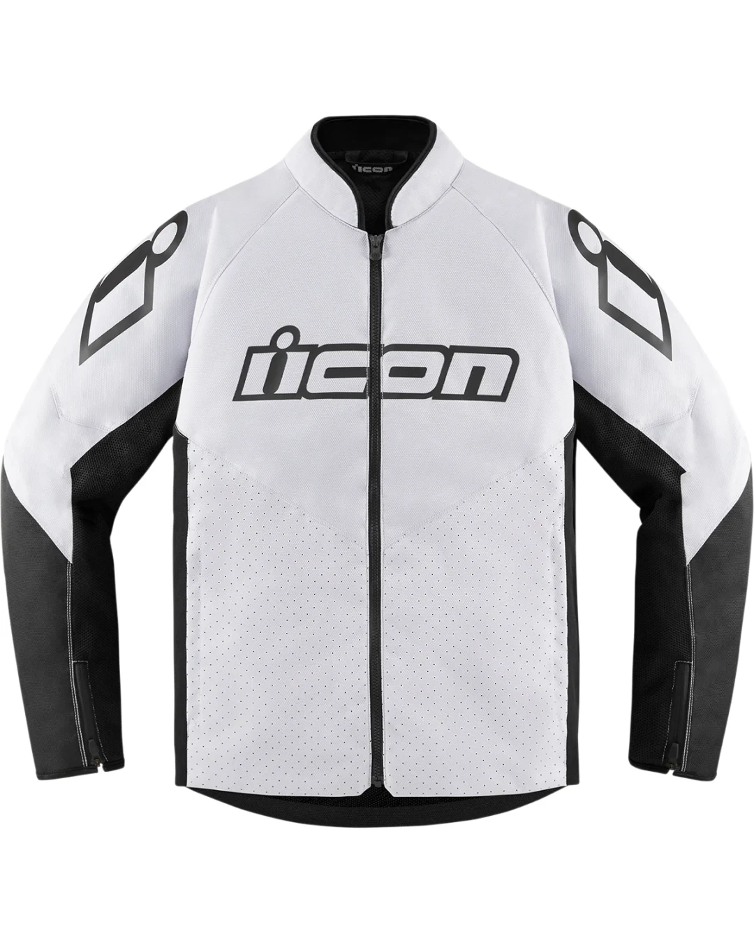 Текстилно мото яке ICON HOOLIGAN CE WHITE