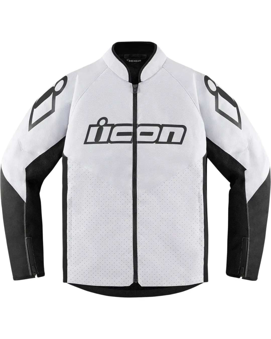Текстилно мото яке ICON HOOLIGAN CE WHITE