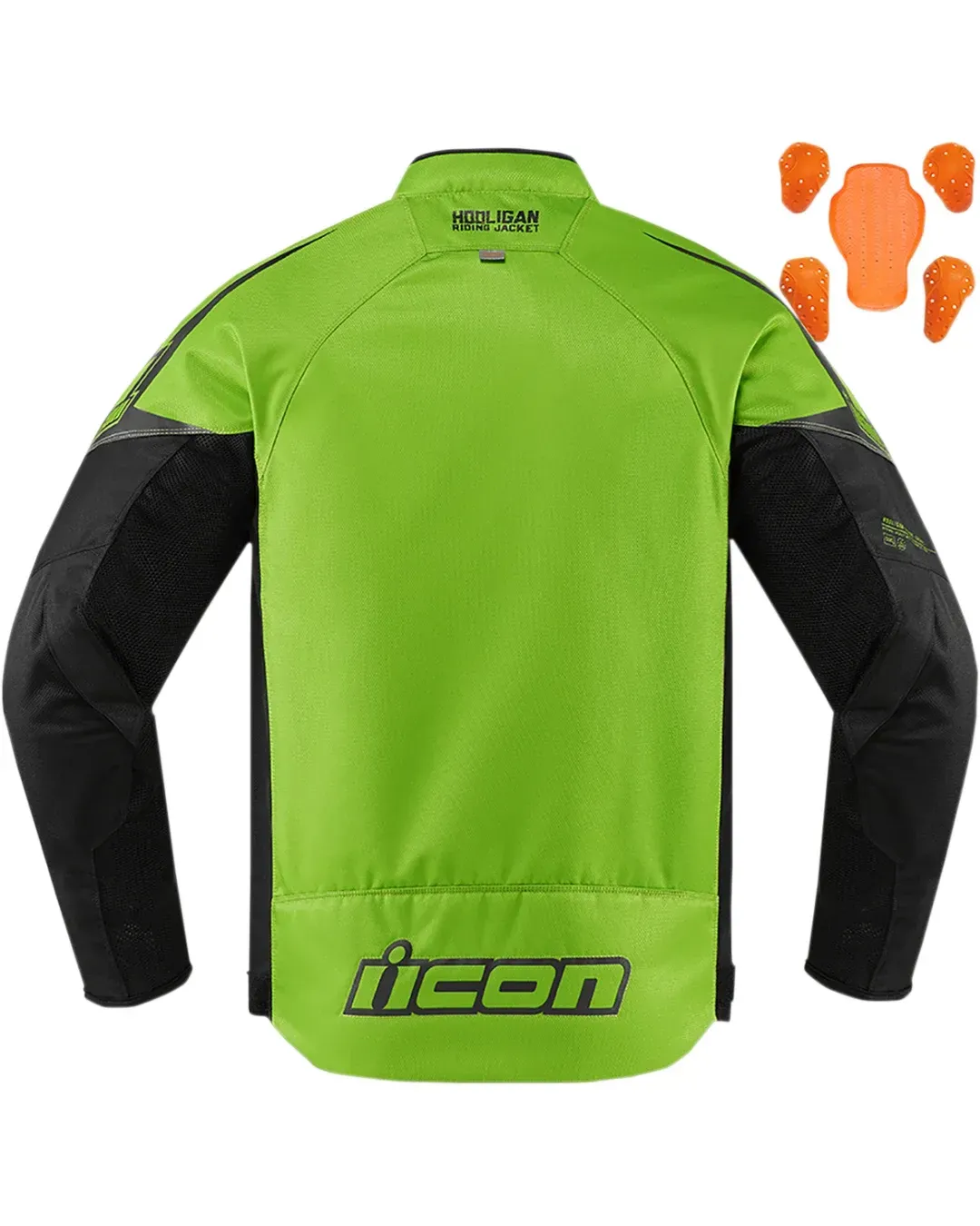 Текстилно мото яке ICON HOOLIGAN GREEN