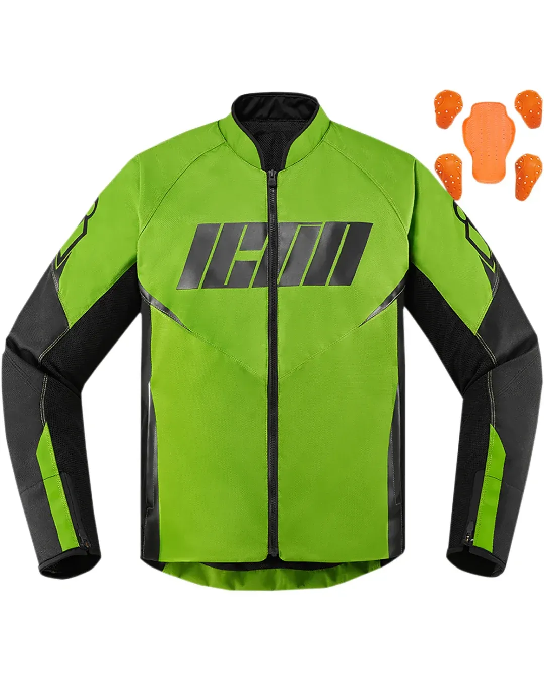 Текстилно мото яке ICON HOOLIGAN GREEN