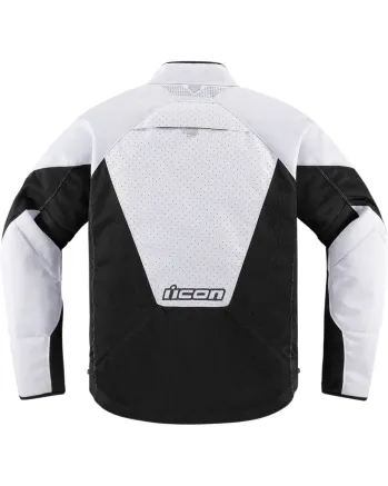 Текстилно мото яке ICON MESH AF WHITE