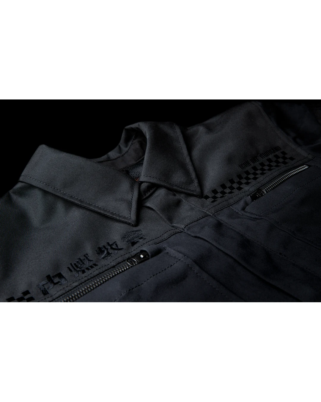 Текстилно мото яке ICON Upstate Canvas National BLACK